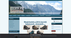Desktop Screenshot of outdoorboltok.hu